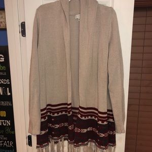 F21 Fringe Sweater (PLUS SIZE)